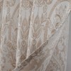 RT Designers Collection Bridgeport Jacquard High Quality Light Filtering Grommet Curtain Panel 54" x 90" Taupe - 2 of 4