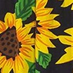 black floral