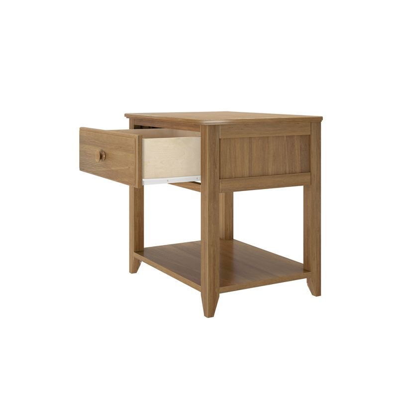 Max & Lily Nightstand with Drawer and Shelf, 3 of 7