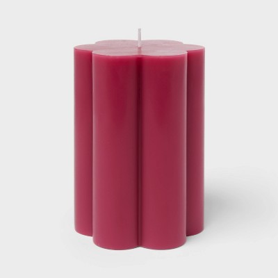 Magenta Scallop Figural Candle - Room Essentials™