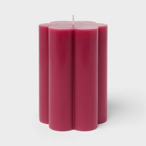 Magenta Scallop Figural Candle - Room Essentials™ - 1 of 3
