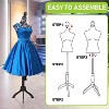 BestMassage Female Mannequin Female Dress Form Mannequin for Sewing Counter Window Display - 3 of 4