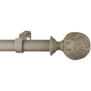 Urbanest 1-inch Diameter Vine Adjustable Single Drapery Curtain Rod - 1 of 4