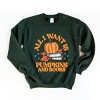 Simply Sage Market All I Want Is Pumpkins And Books Sweatshirt - 2 of 4