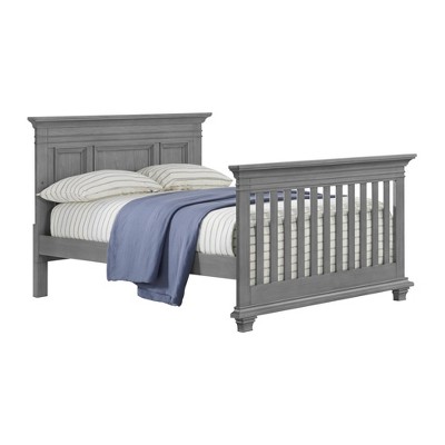 Dusk Gray Solid Wood 4-in-1 Convertible Crib