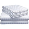 Noble House Easy Care 1800 Embossed 4pc Wrinkle Resistant Super SoftSheet Set With 18" Deep Pockets - Twin Size - 3 of 3