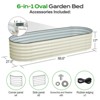 Aoodor 6-in-1 Modular Aluzinc Metal Raised Garden Bed - Outdoor Garden Planter Box for Vegetable, Flower, Herb - 4 of 4