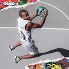AND1 Enigma Indoor/Outdoor Intermediate Premium Rubber Basketball, Teal and Black, 28.5 in - 3 of 4