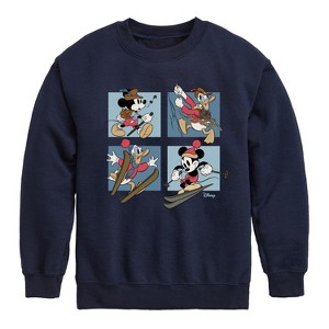 Boys' - Disney - Mickey And Donald Alpine Graphic Long Sleeve Fleece Sweatshirt - 1 of 4