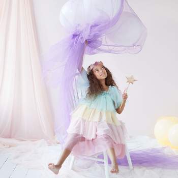 Meri Meri Rainbow Ruffle Princess Costume 5-6 Years (Pack of 1)
