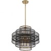 Savoy House Kelvin 6 - Light Pendant in  Matte Black/Warm Brass - 2 of 3