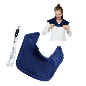 Weighted Heating Pad for Neck and Shoulders, 2.2lb Large Electric Heating Pad with 4 Heating Levels & Auto Off, UL Certified, Fast Heating, 22"x19" - 1 of 4