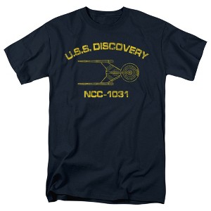 Star Trek Discovery Discovery Athletic Adult T-Shirt Navy - 1 of 4