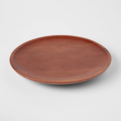 13.5&#34; Wood Signature Round Lazy Susan - Threshold&#8482;