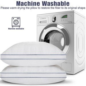 Sapphtopaz 2 Pack Pillows, Soft Down Alternative Fill Bed Pillows, Supportive for All Sleepers for Bed - 1 of 4