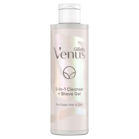 Venus For Pubic Hair And Skin Women s 2 in 1 Cleanser Shave Gel