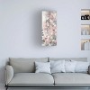 Trademark Fine Art-Silvia Vassileva 'Floral Symphony Blush Gray Crop I' Canvas Art - 2 of 4