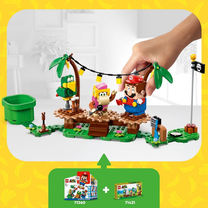 LEGO Super Mario Dixie Kong&#39;s Jungle Jam Expansion Set Building Toy 71421, 4 of 8