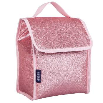 LOCK & LOCK Square Lunch Box 3-Piece Set with Insulated Stripe Bag, , Total  10.8-cup, Pink