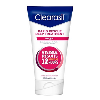 Clearasil Rapid Rescue Deep Treatment Wash - 6.78oz