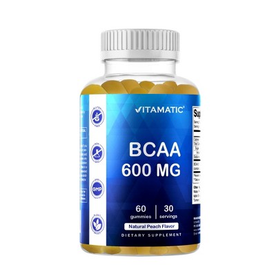 BCAA 600mg - 60 Vegan Pectin Based Gummies