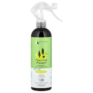 kin+kind Plant-Based Flea & Tick Spray for Dogs and Cats with Lemongrass - Essential for Flea & Tick Treatment - Flea Spray for Dogs and Cats - Pet - 1 of 4