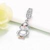 Sterling Silver Duck Charm - Cute Duckling Bead for Bracelets, Animal Lover Gift for Women - 3 of 4