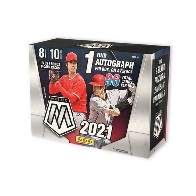 2021 Panini Baseball Mosaic Baseball Trading Card Mega Box