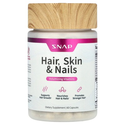 Snap Supplements Hair, Skin & Nails , 60 Capsules