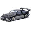 Toyota Sprinter Trueno AE86 Widebody RHD "Jonsibal Designworks" Black and Gray Metallic 1/64 Diecast Model by Tarmac Works - 2 of 4