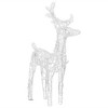 vidaXL Reindeers & Sleigh Christmas Decoration 110.2"x11"x21.7" Acrylic - 4 of 4