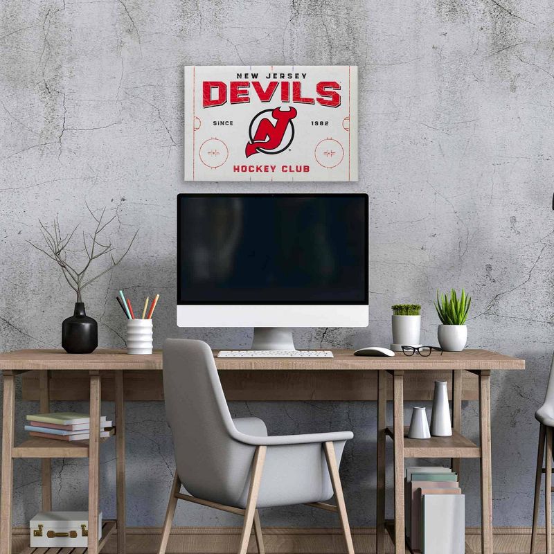 NHL New Jersey Devils Rink Canvas, 5 of 6