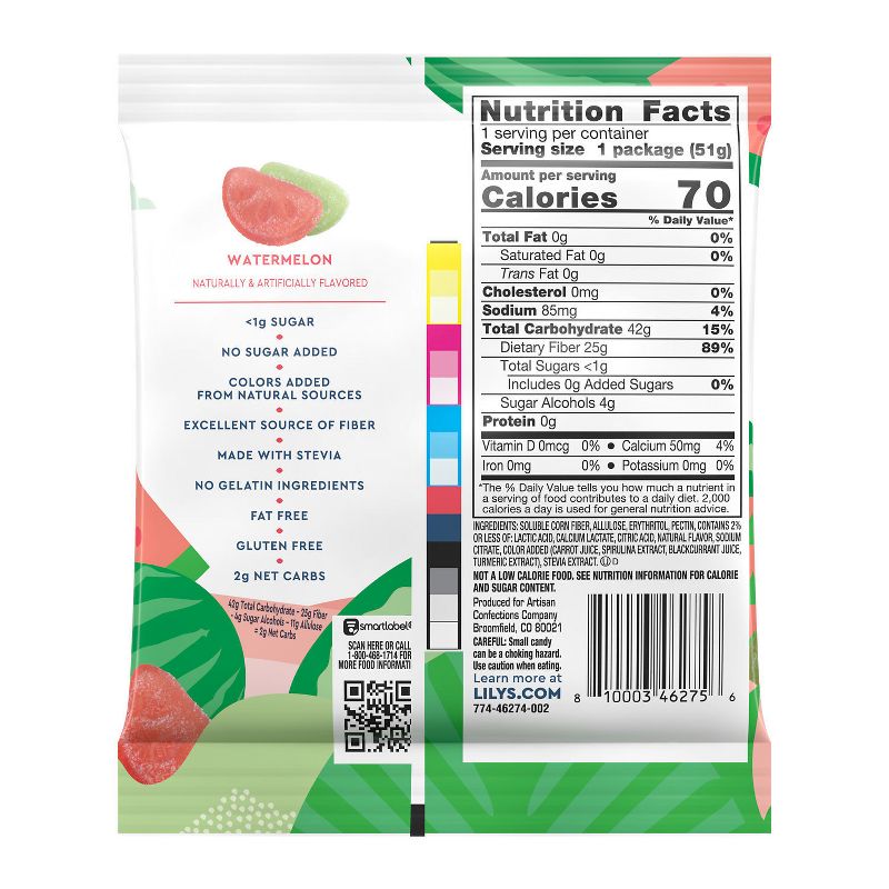 Lily&#39;s Sour Watermelon Slices - 1.8oz, 2 of 4