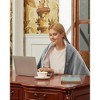 Heated Blanket Full Size 72x84 Inch, Soft Flannel Electric Blankets w/ 4 Heating Levels & 10H Auto Shut Off, Washable for Couch Office Dorm, Grey - 2 of 4