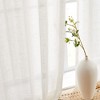 Deconovo Faux Linen Grommet Semi-Sheer Curtains (2 Panels, OEKO) - 4 of 4