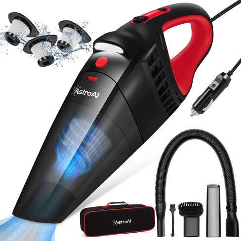 AstroAI Car Vacuum, Car Accessories, Portable Handheld Vacuum Cleaner, 12V DC Power, with 3 Filters for Quick Cleaning - image 1 of 4