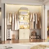 Besiost 25" - 103" Closet System with Cabinets, Wall-mounted Closet Organizer - 2 of 4