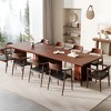 63" Modern Dining Table for 6-8 People - Long Kitchen & Conference Table with Large Tabletop & Heavy Duty Pedestal Base for Home & Office - 4 of 4