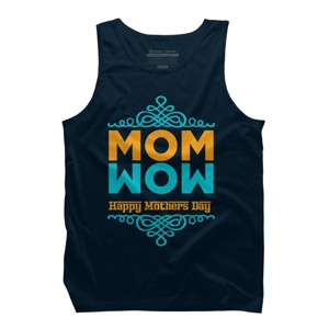 Men's Design By Humans Happy Mother's Day Mom Wow By tmsarts Tank Top - 1 of 2