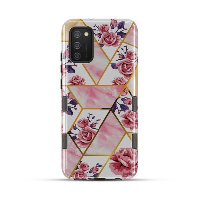 MyBat Pro TUFF Subs Series Case Compatible With Samsung Galaxy A02s - Rose Marble