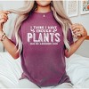 Simply Sage Market Women's I Have Enough Plants Bold Short Sleeve Garment Dyed Tee - 2 of 4