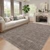 Area Rug for Living Room Machine Washable Modern Abstract Indoor Carpet Ultra Soft Non-Slip Low Pile Bedroom Accent Carpet - 2 of 4