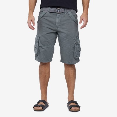 X RAY Men's Classic Fit 12.5" Inseam Knee Length Cargo Shorts (Big & Tall)