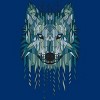 Boy's Design By Humans Geometric Wolf By jun087 T-Shirt - 2 of 4