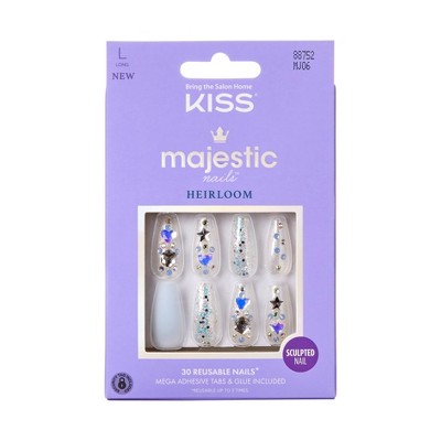 Kiss Products Fake Nails - Your Grace - 34ct : Target