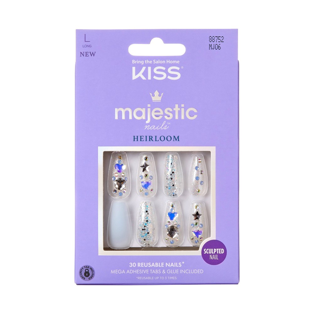 Photos - Manicure Cosmetics KISS Products Fake Nails - Your Grace - 34ct
