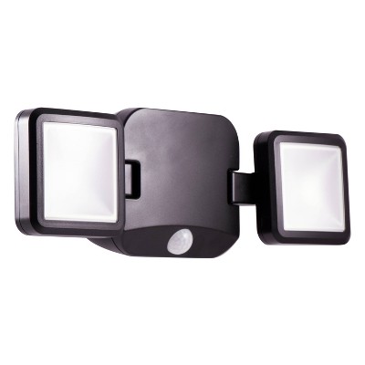 Energizer 600 Lumens Outdoor LED Motion Sensing Dual Head Security Outdoor Wall Light Black_2