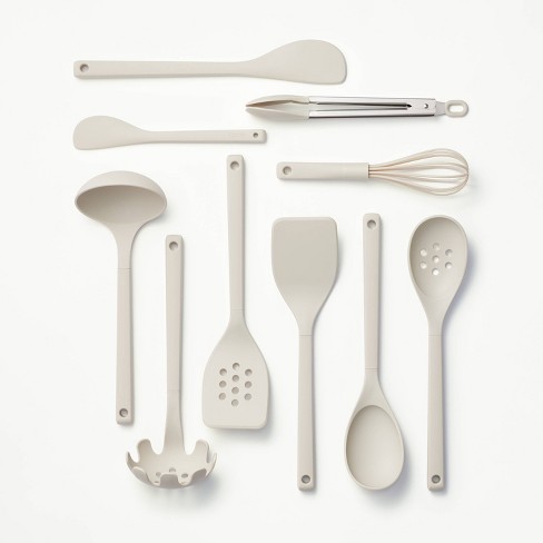 Kitchen Utensil Set 24 Nylon and Stainless Steel Utensil Set