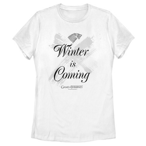 winter is coming t shirt women's