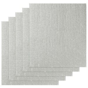 Unique Bargains Washable Reusable No Odor Lint Free Absorbent Cellulose Sponge Dish Cloth 7" x 8" - 1 of 4